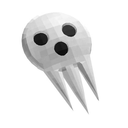 Death god skull hairclip