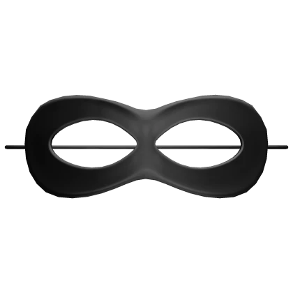 Black Superhero Mask (High)