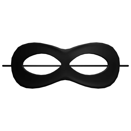 Black Superhero Mask (High)