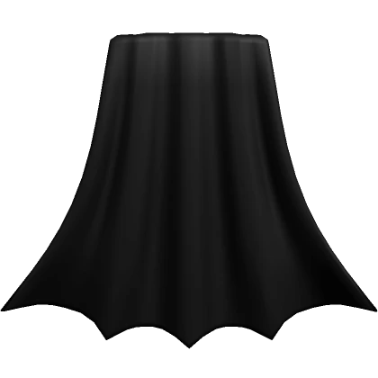 Black Dark Wide Cape