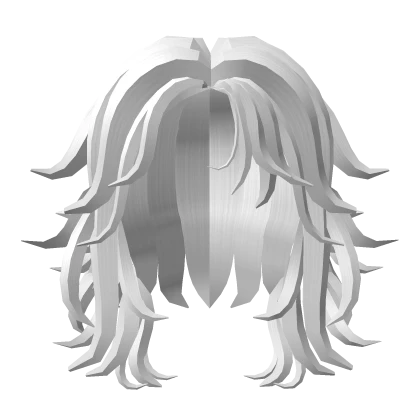 Cute White Wolfcut Hair