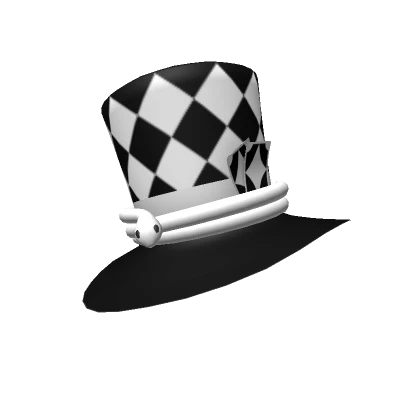 Sinner Man's Top Hat - Checkered