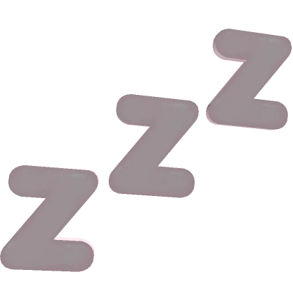 Sleepy ZZZ emote