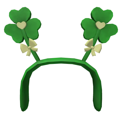 Saint Patrick’s clover headband 