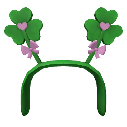 Saint Patrick’s clover headband 