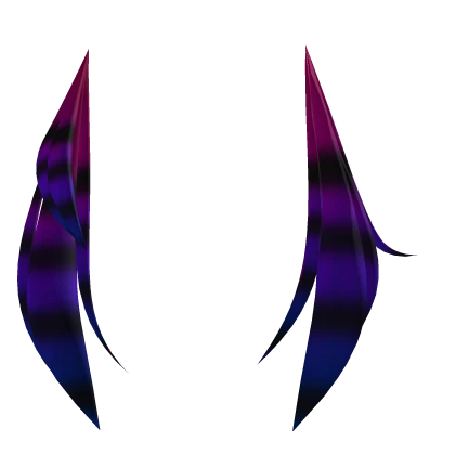 Asymmetrical bi raccoon tails