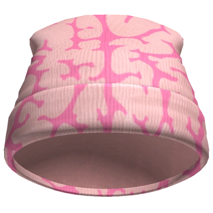 Brain Beanie Pink