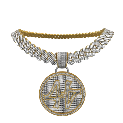 [4.0 BOY] 44 GOLD ICED OUT CHAIN