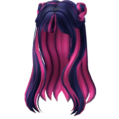 Long Twilight Pony Anime Hair