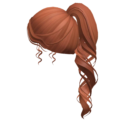 Curly Ginger Ponytail