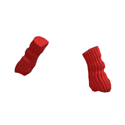 ♡ red arm warmers