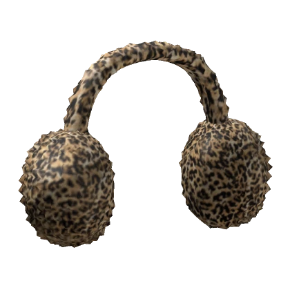 Leopard Fluffy Earmuffs