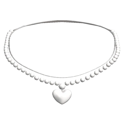 🍀White Pearls & Heart Layered Necklace