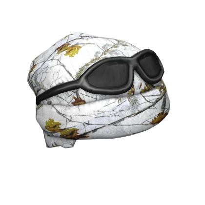 White Bandana w/ Shades