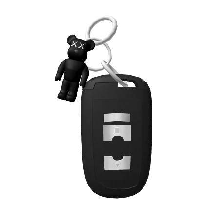 Black Royce Car Keys w/ BearBrick