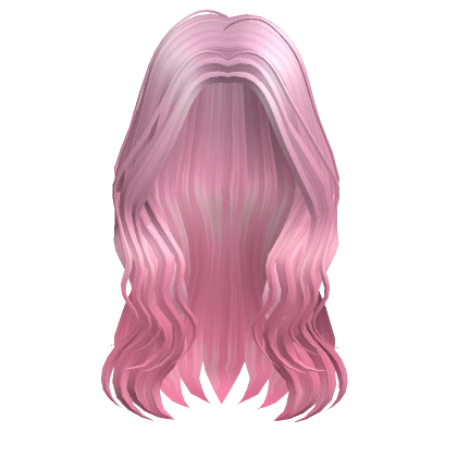 ♡ cute pink lush wavy hair