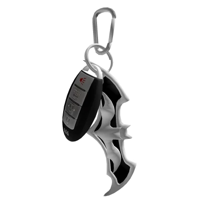 Y2K EMO BAT KEYCHAIN 