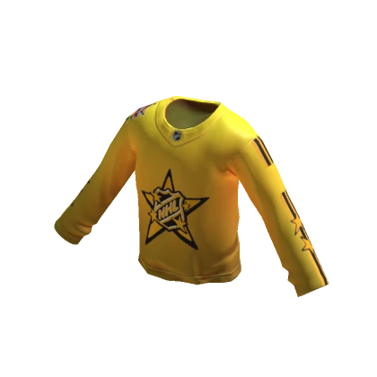 Yellow 2024 NHL All-Star Jersey