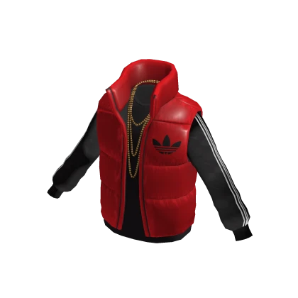 adidas Red Gilet