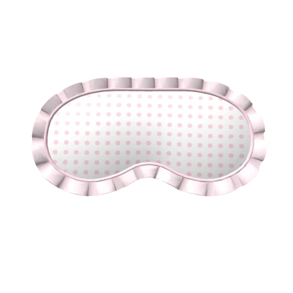 Pink Polka Dot Sleep Mask