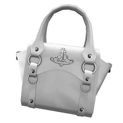 White Tote Shoulder Bag