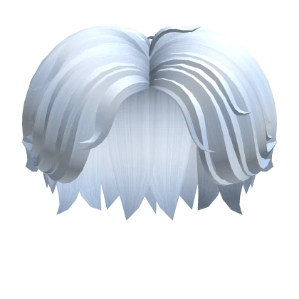 Blue Middle Part Skater Boy Hair