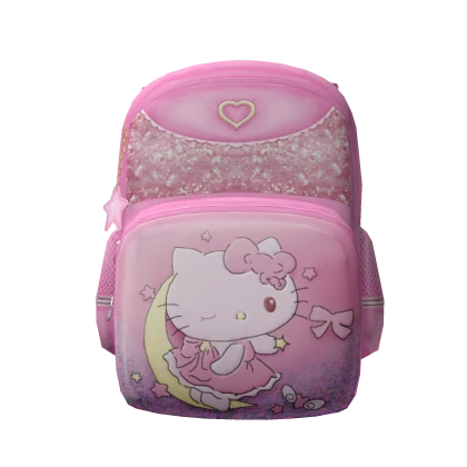 Pink Kitty Girls Backpack 