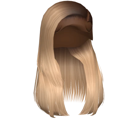 Layered Side Part in Blonde w/Dark Roots
