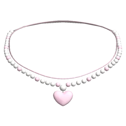 🍀Pink Pearls & Heart Layered Necklace