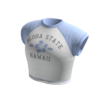 Preppy Hawaii Aloha Tee Blue