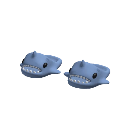 3.0 Shark Slippers Blue Pastel Summer Cute Baby