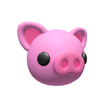 Pink Pig Head