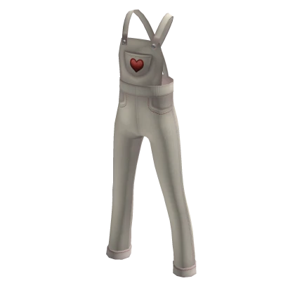 Valentines Overalls - Red