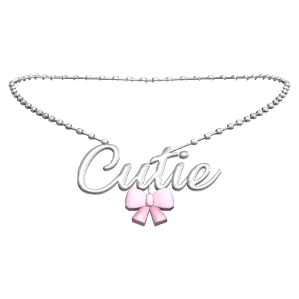 ♡ cutie bow necklace