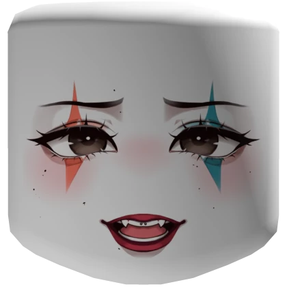 Cute Emo Girl Clown Makeup