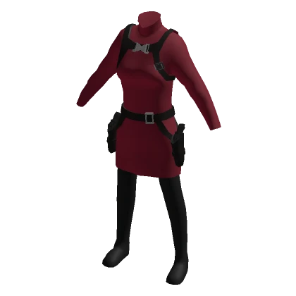 Red Combat Suit