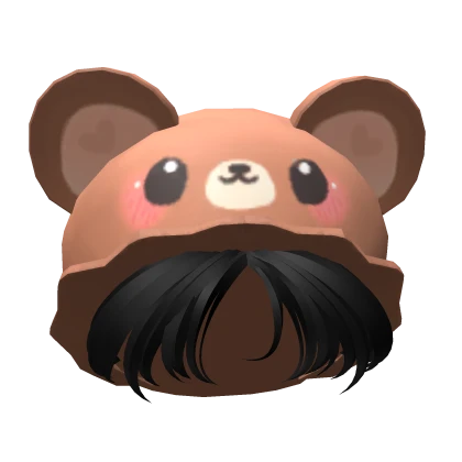 Black Bear Hair Boy Beanie