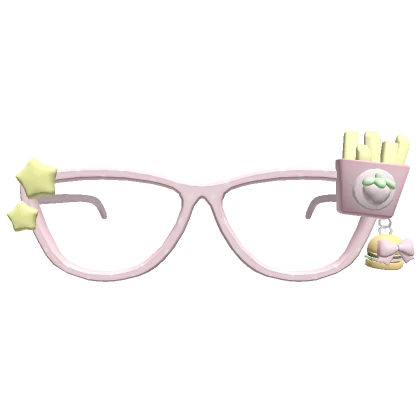 ♡ fast food cutesy glasses