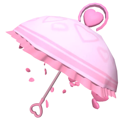 valentines heart umbrella