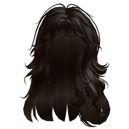 Gyrau Hime brown Wavy wolf cut hair 