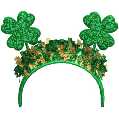 St Patricks Day Headband Sparkly Green