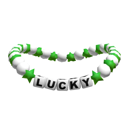 Lucky St Patricks Day Necklace 