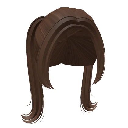 Cute high brown da hood girl pigtails