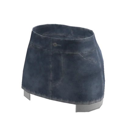 ☆ denim blue miniskirt