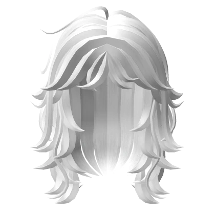 🤍🖤 Grunge Lush Wolf Haircut White