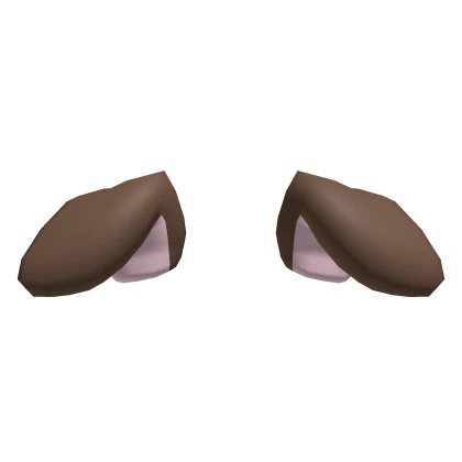 ♡ brown floppy puppy ears