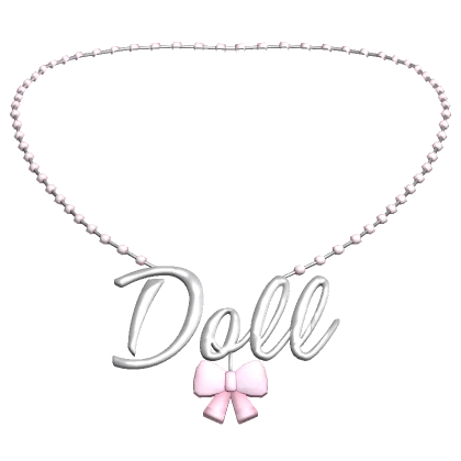 ♡ doll necklace