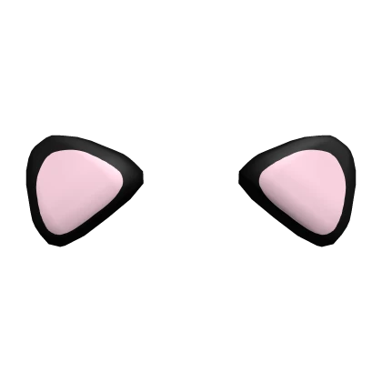 ♡ black kawaii cat ears