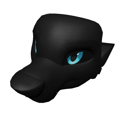 Black Werepupper Head