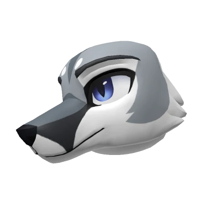 Silver Fox Head